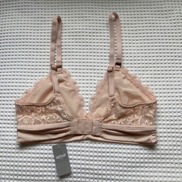 Aerie light pink lace bralette - Picture 2 of 8